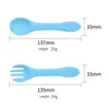 Tasses Vaisselle Ustensiles Bébé Silicone Bol Cuillère Fourchette Ensemble Feedinbleware Enfants Antidérapant Ventouse Bol Sans BPA Enfants Assiette Vaisselle Ustensiles de Cuisine AA230413