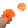 6.0cm squishy ball fidget 장난감 장난감 메쉬 스 퀴시 펙틴 포도 볼 안티 스트레스 통풍구 공 재미 스퀴즈 스트레스 감도 감압 장난감 불안 완화