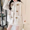 Womens Wool Blends Abrigo Ropa Mujer Korean Fashion Sheep Coat AllMatch Winter Soft Warm Jacket Sheepskin For Women 231113