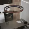Suspension à LED circulaire moderne pour la salle à manger vivante cuisine tables de nourriture chambre décoration de maison
