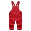 Salopette Enfants Toddler Garçons Enfants Salopette Solide Pantalon À Bretelles Casual Velours Côtelé Bébé Fille Salopette Solide Outwear 12M-5T 230414