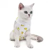 Cat Costumes Pet Dog Vest Unisex Puppy T-shirt Sleeveless Sterilization Clothe Postpartum Cotton Anti-licking Weaning Supply