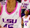 Angel Reese Lsu Tigers basketbalshirt dames 2023 Last-tear Ncaaw Amani Bartlett Izzy Besselman Jasmine Carson Angel Reese 2022