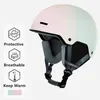 Cascos de esquí Casco de snowboard de esquí Hombres Mujeres Niños Casco de esquí ultraligero y transpirable moldeado integralmente Casco de seguridad para la nieve con certificación CE 231114