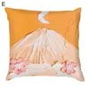 Pillow 1 Set Square Washable Sofa Pillowcase Living Room Throw Couch Decoration