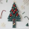 Wandtapijten Macrame Kerstboom Wandtapijt Kwasten Bells Handgeweven Boho Decoratie Boheems Decor Voor Woonkamer Kindercadeau 231113