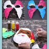 Party Masks Blank White Masquerade Mask Kids Adts Mardi Gras Christmas Halloween Midnight Costume Diy Half Fl Face Animal Cartoon Dr Dhqsv