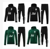 23 /24 Argélia Algerie Mens Football Tracksuit Jersey Kit Set 2023 24 Homens Treinamento Terno Futebol Tracksuits Survetement Pé Chandal Futbol Jaqueta Jogging Hooded