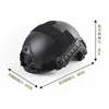 Taktiska hjälmar Fast Tactical Helmet Antismash Tabby Winter and Summer Army Fan Training Protector 231113