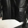 Роскошные женские кожаные куртки дизайнерские кожаные пальто брендовые с длинными рукавами с v-образным вырезом женские ветровки модные кардиганы женская одежда hi-q
