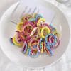 Akcesoria do włosów 100pcs Dzieci małe elastyczne zespoły dziewczyny słodycze scrunchie guma dla dzieci