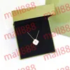 Klassisk modehänge halsband för kvinnor eleganta 4 fyra bladklöver locket diamanthalsband högkvalitativa choker kedjor design288w