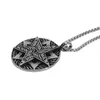 Chains Plain Men's Titanium Steel Necklace Star Shaped Pendant Neck Decoration Chain W