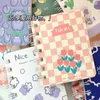 1 st slumpmässig mini -ficka anteckningsvis retro blommig söt blommor liten anteckningsbok A7 80 ark journal kawaii stationer utklippsbokningsdagbok