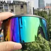 Sunglasses 2021 Fashion Oversized Square Sports Sunglasses Men Big Frame Brand Designer Vintage Rectangle Sun Glasses For Man Shades Oculos T230414