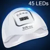 Nail Dryers 66LEDs Lamp For Nails Qicky Drying Nail Gel Polish Portable Design With Smart Sensor 4 Timer Setting Light Mode UV LED Nail Lamp 230414