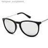 Solglasögon varumärkesdesigner Round Cat Eye Solglasögon MAN RETRO SHADES MANA SUN GLASSE SPELAR KLAR Vintage Fashion Driving Oculos de Soll231214