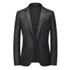 Erkekler Suits Blazers Erkek Blazers Moda İnce Uygun Takım Emlak Akıllı Erkekler Düğün Partisi Tek Düğme Elbise Blazers Dış Giyim Adam 231114