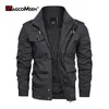 Vestes homme MAGCOMSEN vestes polaires pour hommes manteaux coupe-vent automne hiver vestes bombardier thermique multi-poches col montant veste de moto J231111