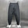 남자 바지 남성 의류 가을 겨울 2023 whool wide leg casual all-match loose fitting harlan pantalones hombre