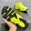 Moda fluo amarelo leve tênis respirável Low Top sapatos casuais Mens sapatos de grife sapatos de corrida de alta qualidade mulher vogue sapatos esportivos TAMANHO 35-46