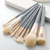 Makeup Tools KosmethyKi Soft Fluffy Brushes Set Eye Shadow Foundation Women Cosmetic Powder Blush Blending Beauty Make Up Beauty Tool 230413