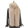 스카프 Qearlstar 180cm Super Long Faux Fur Scarf 겨울 여성 코스프레 따뜻한 패션 장식 푹신한 목도리 랩 럭셔리 YT09 231114