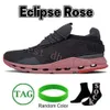 جودة عالية الجودة على الغيوم الجديدة الغيوم Cloudnova أحذية أسود Eclipse Demin Ruby Eclipse Rose Iron Leaf Silver Triple White