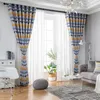 Curtain Bohemia Yellow Geometric Blackout Curtains Wave Printed For Living Room Bedroom Kitchen Window Treatment Drape Cortinas