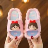 Slipper Summer Childrens Slippers Eart Rabbit Migne Girl Girl Modèle Soft confortable Nons glisser la maison Breaton Home Casual Slippers Kids 230413