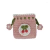 Shopping Bags Cute Coin Purse Key Earphone Drawstring Storage Bag Women Girls Jewelry Lipstick Cosmetic Tote Rope Pouch String Mini