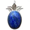 Подвесные ожерелья Aventurine Malachite Crystal Corronalian Tiger Eye Cherry Quartz Opal Howlite Lapis Lazuli ананасовый бусин 1 шт. WFH738