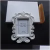 Party Favor Victorian Style Harts White Black Barock Picture/Po Frame Place Card Holder Bridal Shower Favors Gift ZA1230 DR DHCQX