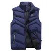 Men's Vests #3611 Black Blue Red Yellow Mens Vests Zipper Stand Collar Slim Casual Sleeveless Jacket Warm Autumn Winter Vest Men Bodywarmer 231113