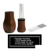 TAMPERS TAMPERS WDT TOOL TOULS ESPRESSO TOOLS 10 NEEDLES 0.4mm Walnut Coffee Stirrer Monlect