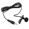 Microphones Compact Lapel Clip Microphone Plug And Use Gaming Headset Mic 3.5mm Cable