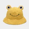 Береты Amazon, милая шляпа-ведро с лягушкой, мужская и женская осенне-зимняя плюшевая студенческая маленькая кепка, оптовая продажа