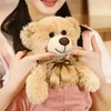 Gevulde pluche dieren 35 cm schattige teddybeer knuffels pop zacht knuffel kerstcadeau voor kinderen kussen