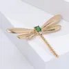 Broches De Mode Libellule Pour Les Femmes Simple Cristal Insectes Partie Banquet Casual Broche Broches Cadeaux En Gros