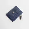 Card Holders Student Wallet Short Bag With Zipper Small Coin Earphone Storage And Organizer