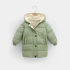 Down Coat 3 10 Years Girls Jackets Outerwear Winter Clothes Teen Boys Cotton Parka Coats Children Thicken Warm Hooded Jacket 231113