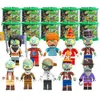 Blocks Original Plants vs Zombies Building Block Toy PVZ Gashapon Children's Puzzle Assembly Intelligence Development Toys 231114