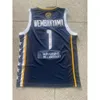 SL Victor Wembanyama Mets 92 Blue Jersey Basketball Jerseys Rozmiar S-XXL