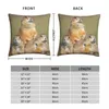 Kuddefodral tre Prairie Dogs Square Pillow Case Polyester Linen Velvet Creative Zip Decor Throw Soffa Seater Cushion 45x45