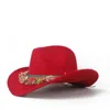 Berretti 2023 Moda Donna Lana Cappello da cowboy occidentale LadyOutblack Tassel Sombrero Hombre Jazz Cap Taglia 56-58