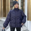 Women's Trench Coats Fashionable Solid Winter Parkas for Women - 2023 Kort casual och elegant