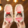 Slipper Summer Childrens Slippers Eart Rabbit Migne Girl Girl Modèle Soft confortable Nons glisser la maison Breaton Home Casual Slippers Kids 230413