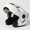 Casques de cyclisme Arrivée Hommes Moto Professionnel Racing Flip Up Casque ABS Matériel Modulaire Double Lentille Certification Dot 231113