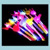Party Favor Flashing Wand Glow Sticks Light Up Magical Crown Star Gesture Stick Wands For Concert Event Raves Prop Kids Favo Dhi0X