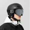 スキーヘルメットCopozz Winter Ski Snowboard Helmet Half-Courvered Anti-Impact Safety Helmet Cycling Snowmobile Ski Protective for Adult and Kid 231114